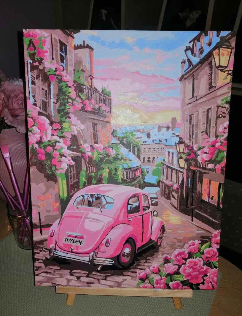 Kit pittura su tela prestampata