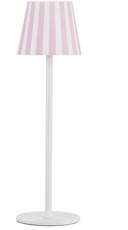 Lampada da Tavolo senza fili rosa e bianca
