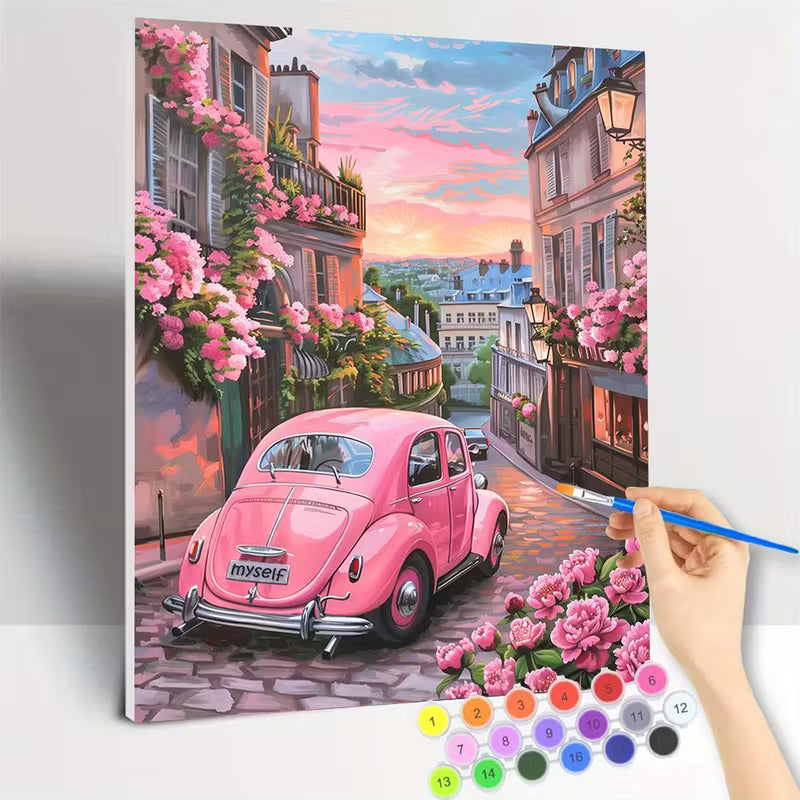 Kit pittura su tela prestampata