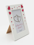 Cornice portafoto cuori San Valentino