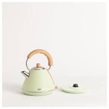 Bollitore elettrico verde pastello