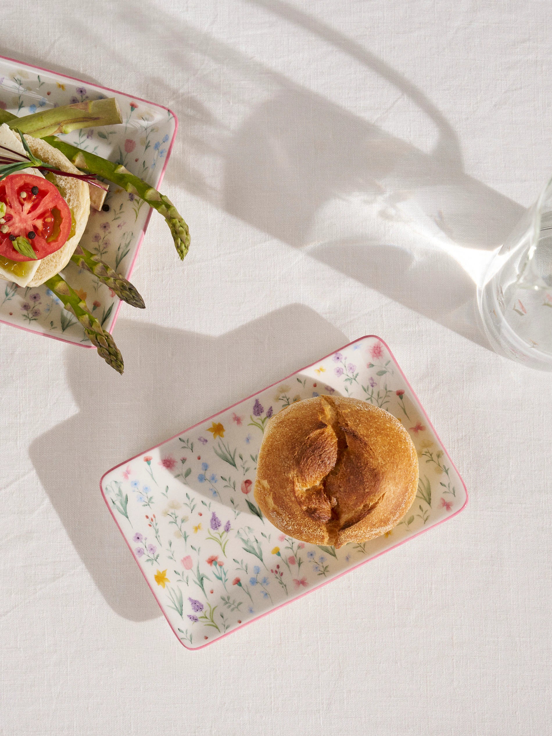 Vassoio da portata floreale